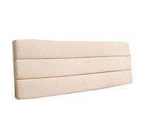 Housse de tête de lit en tissu lavable anti-poussière pour lit en bois massif dossier éponge épais 200 x 50 x 5 cm Idéal pour chambre à coucher Confort et style