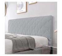 Housse De Tête De Lit en Velours De Luxe, Protection Complète Et Lavable, for Une Chambre Moderne Et Une Décoration D'hôtel Améliorée(Gray,130cm)