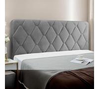 Housse de tête de lit en velours doux, extensible, protection contre la poussière, pour lit simple/double/king size de 160 cm, élégante pour décoration d'intérieur et confort.
