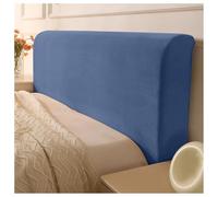 Housse De Tête De Lit En Velours Extensible For Queen King, Pleine Taille, Housse De Protection Extensible Anti-poussière, Avec Maintien Inférieur Élastique, Lavable(Royal blue,Cal King/65-75in)