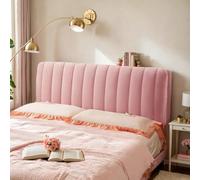 Housse de tête de lit en velours extensible pour une protection anti-poussière et un confort en tissu doux