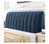 Housse De Tête De Lit en Velours for La Rénovation De Votre Chambre, Protection Extensible Anti-poussière for Lits Rembourrés en Bois, Décoration Intérieure Et Rénovation De Cadre De Lit(Blue,150cm)