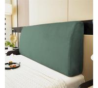 Housse De Tête De Lit en Velours for Lits Doubles, Queen Et King Size, Protection Anti-poussière Ultra Douce Et Extensible, Facile À Installer(Avocado Green,Cal King:180cm/71in)