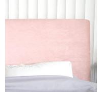 Housse de tête de lit en Velours léger Luxueux, Housse Extensible Universelle pour tête de lit pour Lits Simples Doubles et King Size, Protection Anti-poussière- Pink||120×70cm