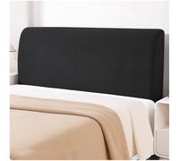 Housse De Tête De Lit, Enveloppe De Tête De Lit Anti-poussière, Housse De Protection De Tête De Lit Extensible Tout Compris, Décoration De Chambre Moderne, for Lit Simple Et Double(Black,200cm)