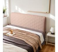 Housse de tête de lit extensible pour la protection du lit et la prévention de la poussière, solution de décoration d'intérieur moderne