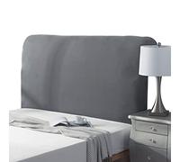 Housse de tête de lit extensible pour tête de lit king size - Housse de protection élastique pour tête de lit rembourrée/bois/cuir - Pour décoration de chambre à coucher (90-110 cm, gris1)