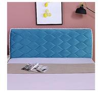 Housse de tête de lit, Housse de tête de lit, housse de protection rembourrée en velours extensible, matelassée, for lits jumeaux, queen size, full, king size, rouge, 220 cm(Blue,200CM)