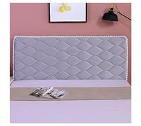 Housse de tête de lit, Housse de tête de lit, housse de protection rembourrée en velours extensible, matelassée, for lits jumeaux, queen size, full, king size, rouge, 220 cm(Light Gray,120CM)