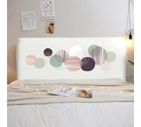 Housse De Tête De Lit King/Double/Simple Housse De Protection De Tête De Lit Extensible Moderne Anti-poussière Protège-Têtes De Lit Universelle pour Décoration De Chambre-Beige-1||190cm