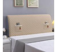 Housse de tête de lit matelassée à Motif Losanges, Housse de Protection antitaches, revêtement rembourré pour redonner Vie aux Anciennes têtes de lit- Yellow||180CM