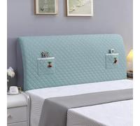 Housse de tête de lit matelassée à Motif Losanges, Housse de Protection antitaches, revêtement rembourré pour redonner Vie aux Anciennes têtes de lit- Green||180CM