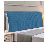 Housse De Tête De Lit Matelassée en Velours, Anti-poussière Et Universelle, for Une Chambre À Coucher Et Une Décoration Intérieure, for Tous, Propriétaires Et Locataires.(Blue,120cm)