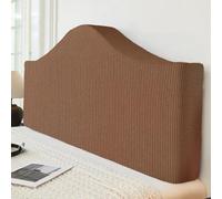 Housse de tête de lit universelle douce et extensible - Couvre-tête de lit tout compris pour lit simple/king/double Blanc cassé 200 cm - Décoration parfaite pour chambre à coucher