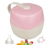 Housse de tétine pour bébé, conteneur de stockage de tétine - Pochette de sac de sucette pour bébé portable,Boîte de rangement de sucette, conteneur de sucette pour voyage, accessoires de sucette faci