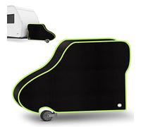Housse de Timon remorques, innislink Housse de Protection pour caravanes et remorques Attelage Universelle Couverture de remorquage Housse pour Tête d'attelage de Caravane Remorque -Noir
