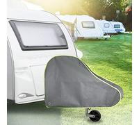 Housse de Timon remorques, innislink Housse de Protection pour caravanes et remorques Attelage Universelle Couverture de remorquage Housse pour Tête d'attelage de Caravane Remorque - Gris