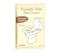 Housse de toilette de salle de bain - Housses de cuvette de toilette lavables - Protection jetable - Réduit l'utilisation de housses de siège de toilette portables pour et adultes, voyages