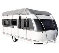 Housse de toit caravane 650 cm imperméable 4 couches + sangles | Housse partielle caravane, 4 couches, imperméable, respirante, anti-UV, sangles réglables, protection toutes saisons