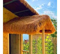 Housse de toit de chaume pour barre Tiki et tonnelle - Rouleaux de paille décoratifs à suspendre pour parasol - Stores de bateau et solution d'ombrage de terrasse