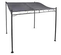 Housse de toit de rechange pour tonnelle de montage - 3 m x 2,5 m - Revêtement PA - Imperméable - Couleur : gris