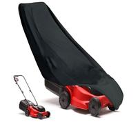 Housse De Tondeuse à Gazon Poussée, Housse De Protection Tondeuse à Gazon Imperméable Et Robuste, 600D Universelle Pour Tondeuse à Gazon D'extérieur Avec Sac De Rangement - Noir