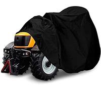 Housse de tracteur de pelouse, 183 x 137 x 117 cm Housse de tondeuse autoportée avec cordon de serrage, tissu Oxford 210D imperméable, durable, résistant aux UV for tracteur de pelouse for jardin et e