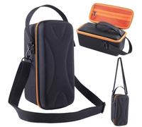 Housse de Transport Compatible avec Marshall Middleton Haut-Parleur, Sac de Rangement Portable Étui de Protection en EVA avec bandoulière (Orange)