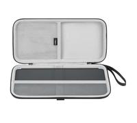 Housse de Transport de Clavier Geekria, Compatible avec la Housse de Voyage de Protection à Coque Rigide Logitech Keys-to-GO 2 (Gris foncé)