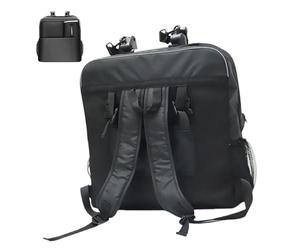 Housse de transport de voyage, sac de sport pliable, sangles de sac à dos, sac de poussette, solution de rangement polyvalente, robuste et pliable, 46 x 48 x 18 cm pour voyage en avion, Attribut