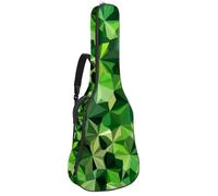 Housse de transport imperméable pour guitare électrique classique, chapeau de Saint-Patrick et fond vert trèfle, Multicolore 09, 42.9x16.9x4.7 in, Sac à dos décontracté