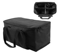 Housse De Transport Pour 4 Projecteurs LED - PVC 600D Noir - Double Fermeture Éclair - Fond Antidéra MASQUE - MOUFLE - CHAUSSONS CH