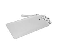 Housse de Transport pour Clavier Geekria, Compatible avec Logitech MX Keys Mini/Mini pour Mac/Pebble Keys 2 K380s, Sac de Voyage de Protection en Cuir végétalien (Gris Clair)