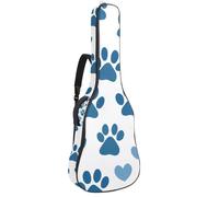 Housse de transport pour guitare acoustique de style rustique avec double bandoulière réglable et boucle de suspension au dos Motif bouquet de tournesols jaunes 101,6 x 104,7 cm, Multicolore 09