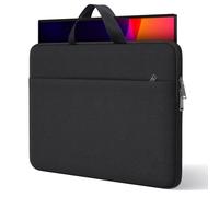 Housse de transport pour moniteur portable de 15,6 à 16,1", compatible avec les moniteurs portables MNN KYY Innoview Ingnok Anyuse ForHelp Yxk QQH WGK Cocopar Villa, noir