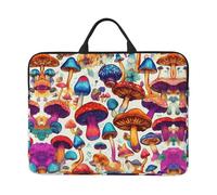 Housse de transport pour ordinateur portable 14" Motif champignons sauvages