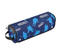 Housse de transport pour ordinateur portable 15-16" avec tapis amovible résistant à la chaleur Motif hockey Double couche
