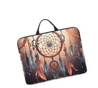 Housse de transport pour ordinateur portable de 14 pouces, légère, imperméable, résistante aux chocs, souple, housse de transport pour tablette amérindienne, attrape-rêves, housse de voyage avec