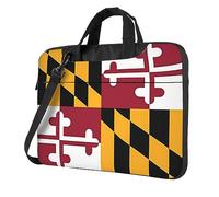 Housse de transport pour ordinateur portable Motif drapeau du Maryland 14"