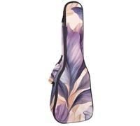 Housse de transport pour ukulélé 58,4 cm sans couture avec petits cœurs et pois rembourrés avec rangement et poignée épaisse, Multicolore 10., 25.9x9x3.1in/66x23x8cm, Organiseur de sac