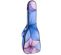 Housse de transport pour ukulélé 58,4 cm sans couture avec petits cœurs et pois rembourrés avec rangement et poignée épaisse, Multicolore 02, 25.9x9x3.1in/66x23x8cm, Organiseur de sac