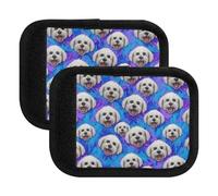 Housse de transport pour valises en forme de chiens ludiques - 15 x 10,9 cm, Chiens ludiques animaux mignons, one sizex4