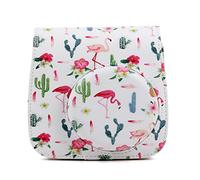 Housse de transport protectrice JXE avec bandoulière réglable pour appareil photo Fujifilm Instax Mini 8, 8+, 9 - Cactus