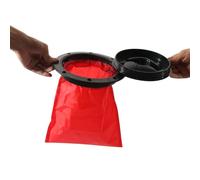 Housse de trappe de kayak - Housse de trappe de bateau ronde durable, kit de de pont noire avec sac de rangement, hayon de kayak imperméable pour bateau et yacht | Housses de pont faciles à