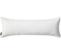 Housse De Traversin Rectangulaire 30x50 À 30x120 Cm - pour Coussin Lombaire, Corps Ou Grossesse Taie Décoratif pour Lit, Canapé & Chambre(White,12"x35"/30x90cm)