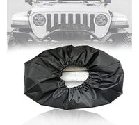 Housse de treuil étanche, Protection Robuste en Tissu 210D pour treuil électrique avec Ourlet élastique, Compatible avec Les treuils de 8500 à 17500 LB pour camions, SUV, VTT et UTV