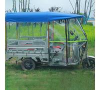 Housse de tricycle adulte - Auvent de tricycle électrique imperméable, protection contre la pluie et le soleil pour tricycles cargo, auvent de cadre