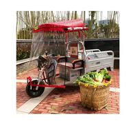 Housse de tricycle électrique, imperméable et respirante, protection extérieure avec fermeture éclair pour une utilisation en toutes saisons