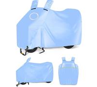 Housse de tricycle électrique pour adulte, sangles de rangement réfléchissantes, housse toutes saisons, coupe-vent, poussière, soleil, pluie et neige, avec sac de rangement (bleu, 2,75 m)