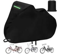 Housse de tricycle pour adulte - Imperméable - Pour extérieur - 3 roues - Tissu polyester 210D durable et anti-UV - Avec boucle de sécurité - Bande réfléchissante - 190 x 76 x 111 cm (L x l x H)